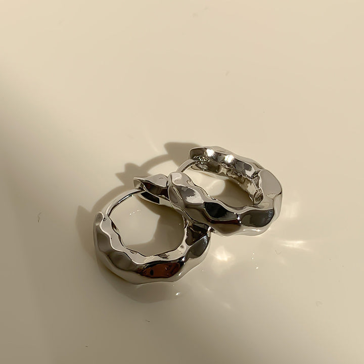 Wavy hoop earrings Kalsten
