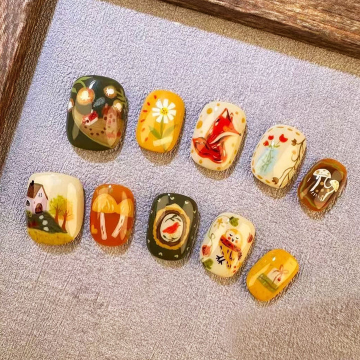 Playful Artistic Nail Art Design Set Kalsten