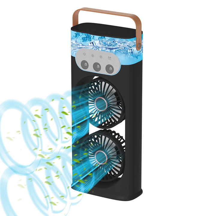 Ladies portable double fan Kalsten