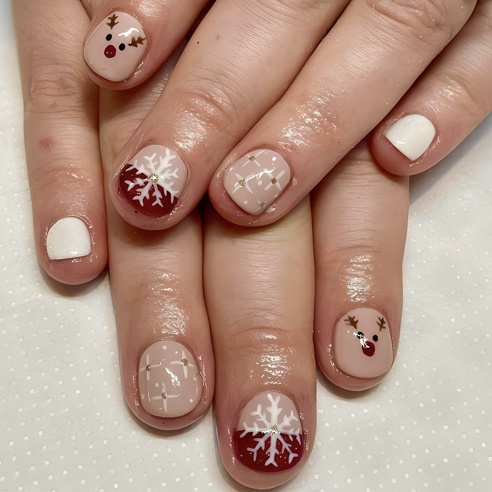 Festive Holiday-Themed Nail Art Set Kalsten