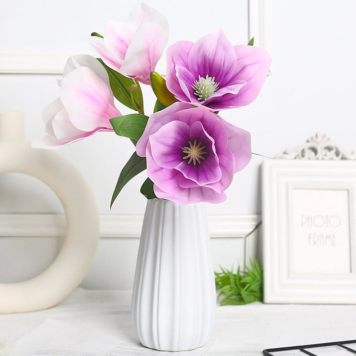 Elegant Magnolia Flower Arrangement for Home Decor
