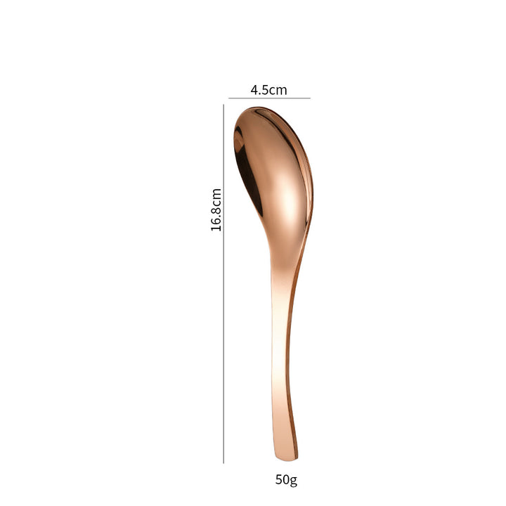 Elegant spoon with ergonomic design and polished surface Kalsten