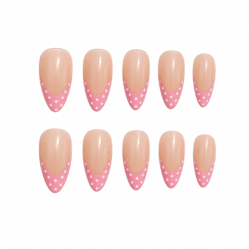Stylish French Tip Nail Extensions