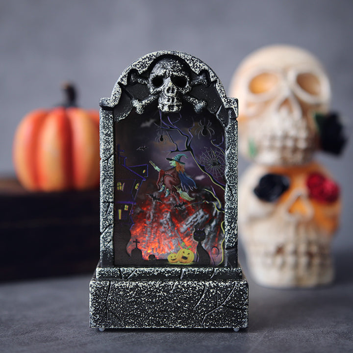 Decorative LED Haunted Graveyard Lantern Kalsten