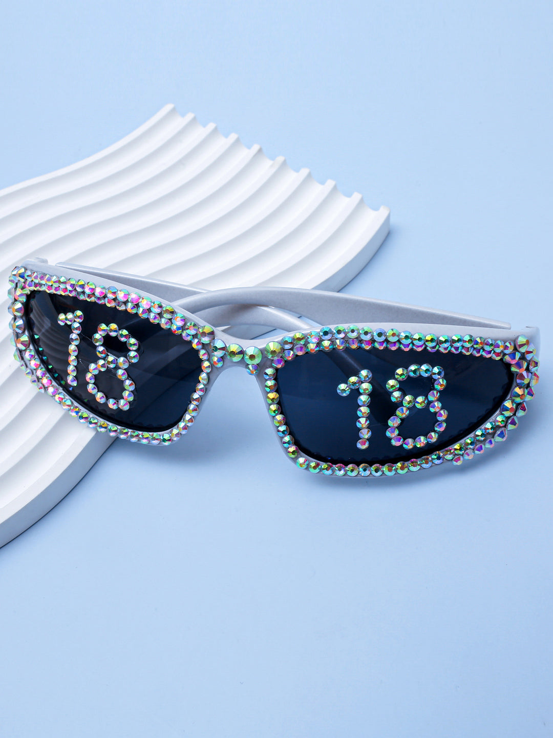 Statement Swarovski Crystal Embellished Sunglasses Kalsten