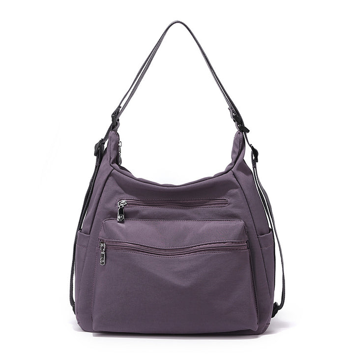 Multi-Zippered Casual Shoulder Bag Kalsten