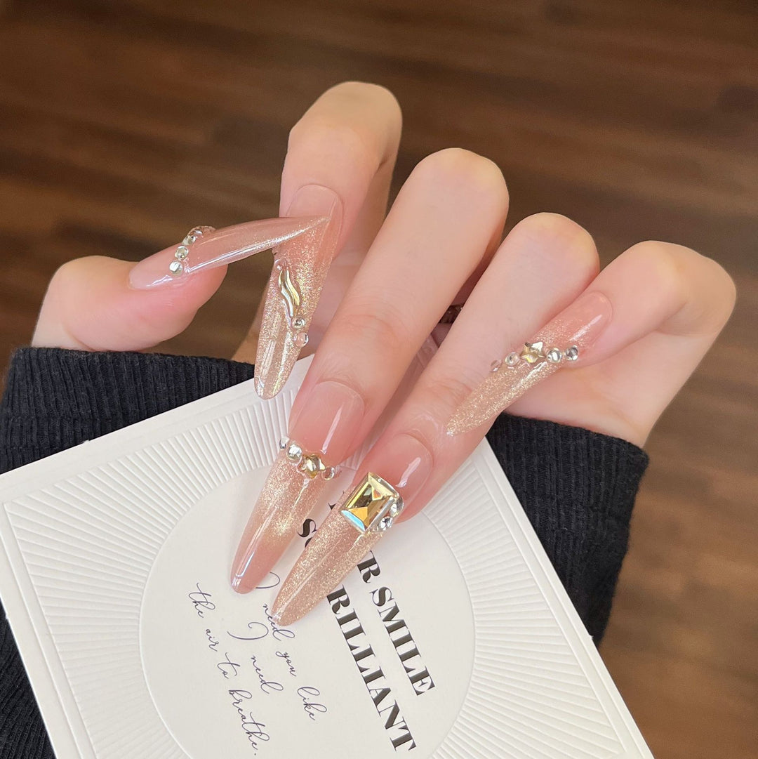 Stylish Stiletto Press-On Nail Extensions Kalsten