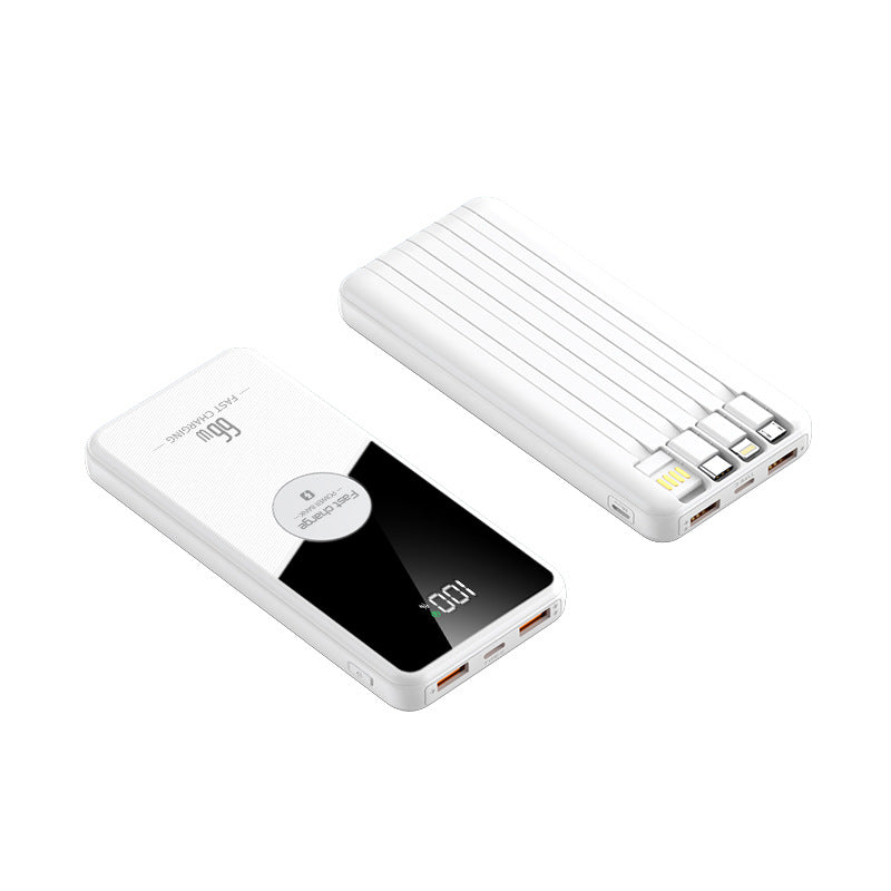 Power bank with intelligent charging display and multiple connections Kalsten