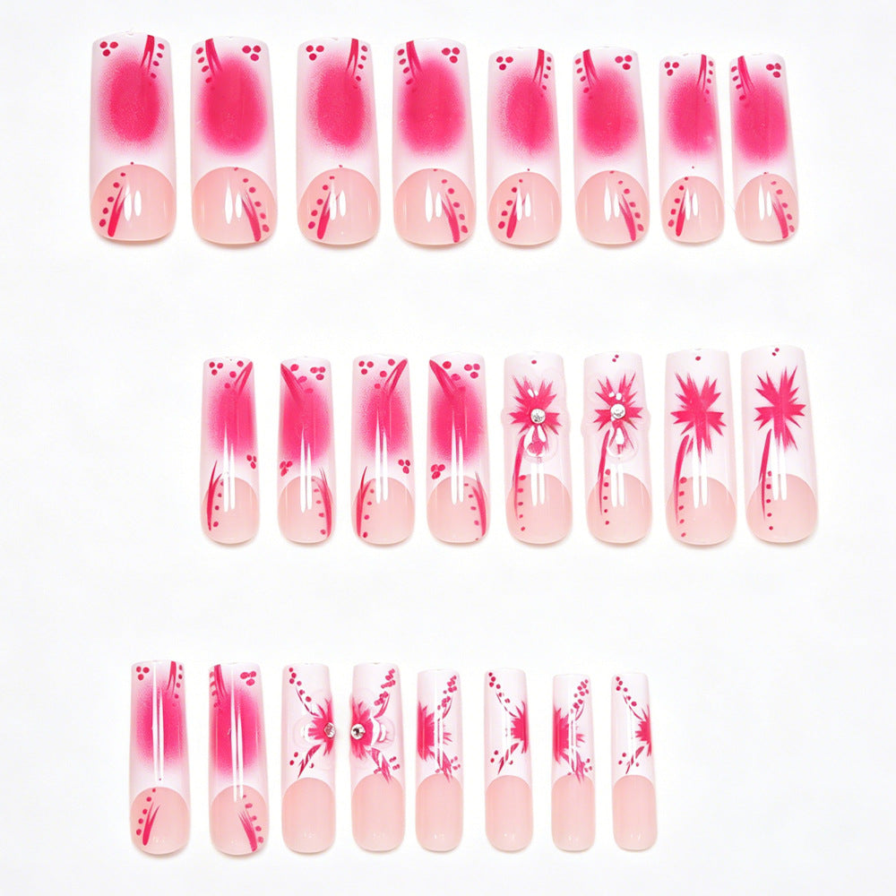 Artistic Floral Stiletto Nail Art Set Kalsten
