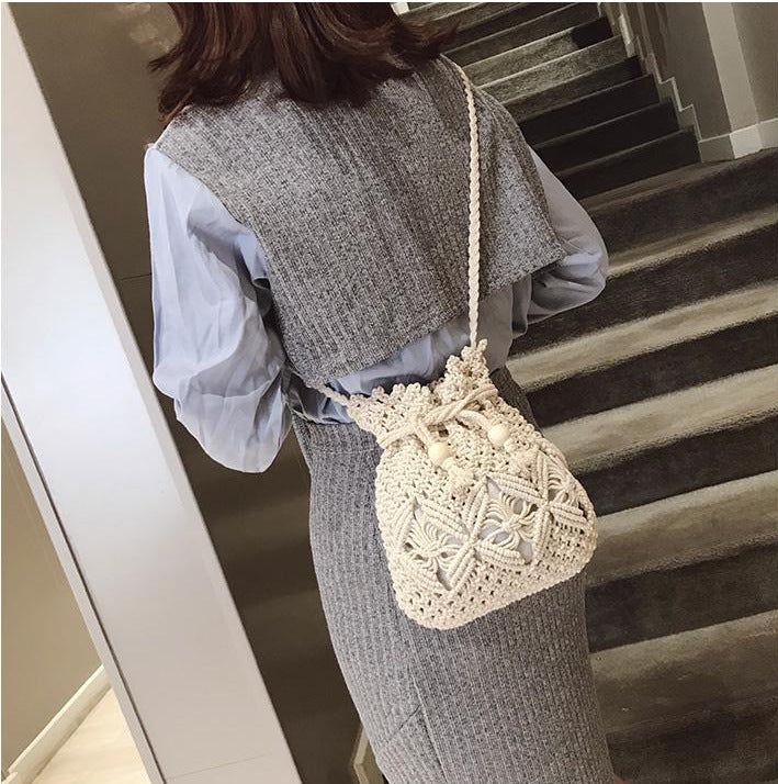 Hand-knotted macrame bag Kalsten
