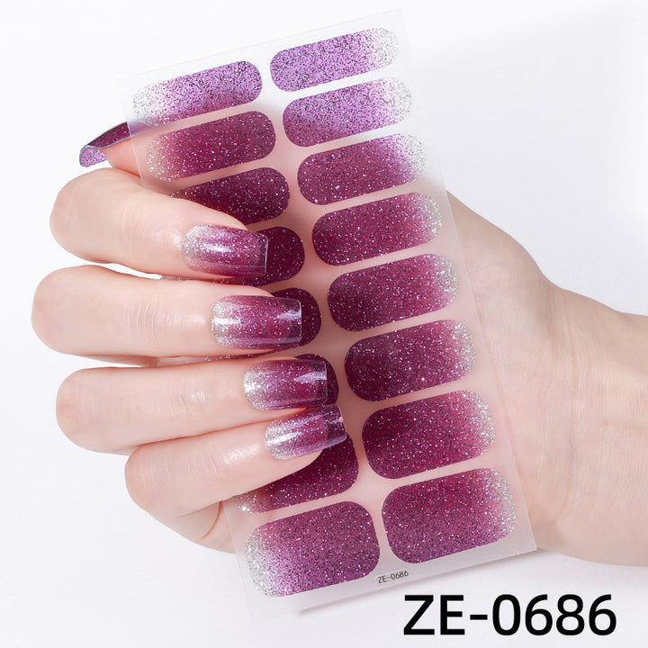Glitter Ombre Nail Wraps  1790954415