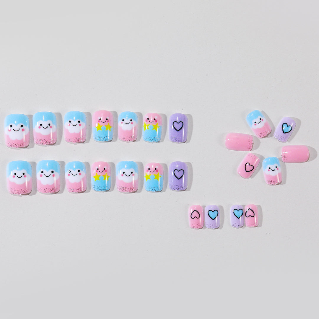 Playful Cloud-Themed Nail Art Kit Kalsten