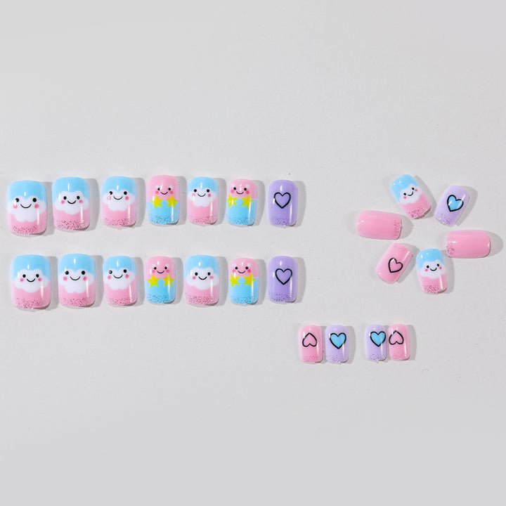 Playful Cloud-Themed Nail Art Kit Kalsten