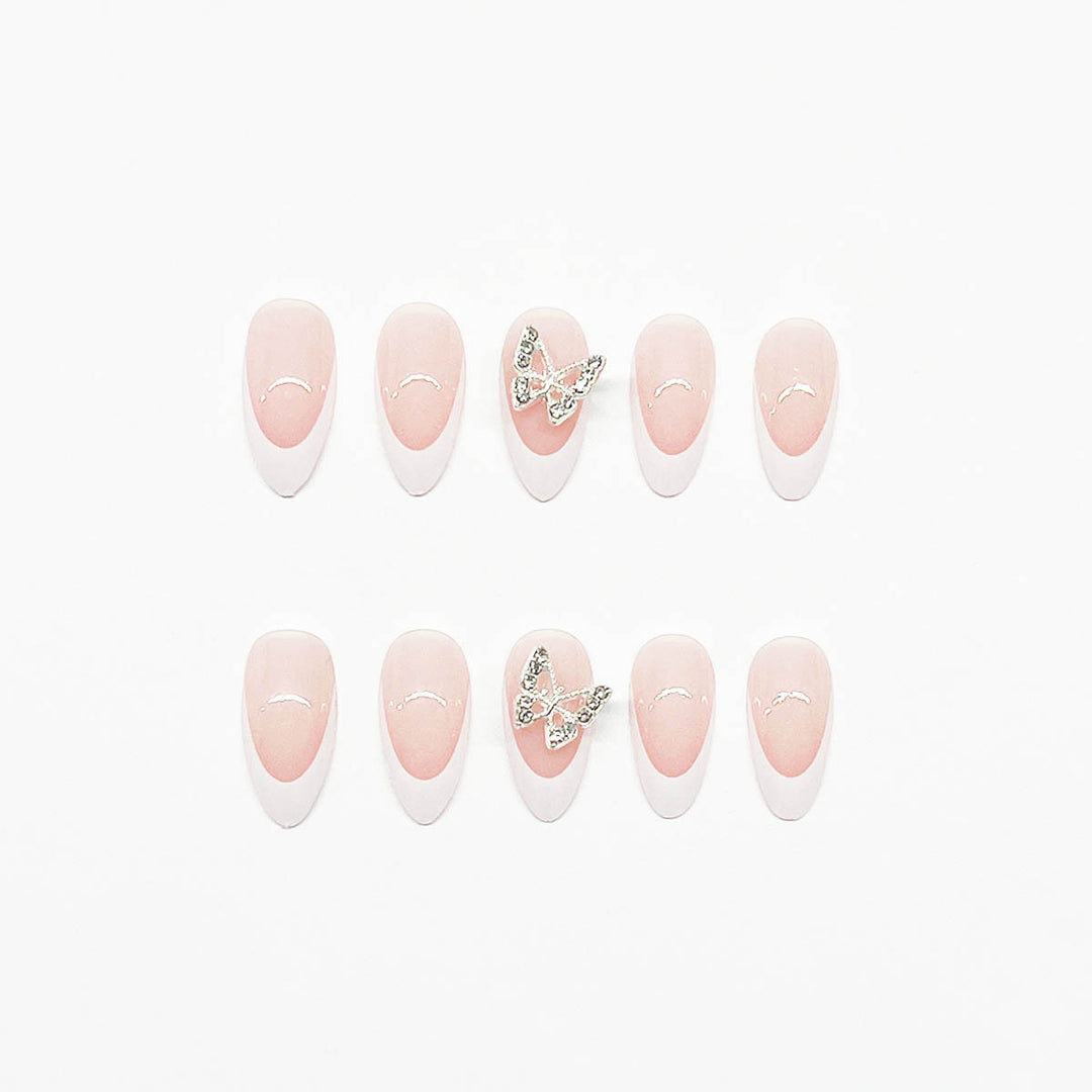 Artificial nail tips with playful 3D decorations Kalsten