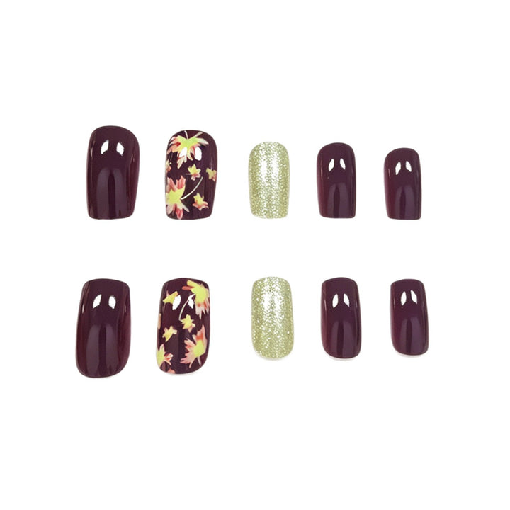 Artistic Fall-Themed Nail Art Enhancements Kalsten