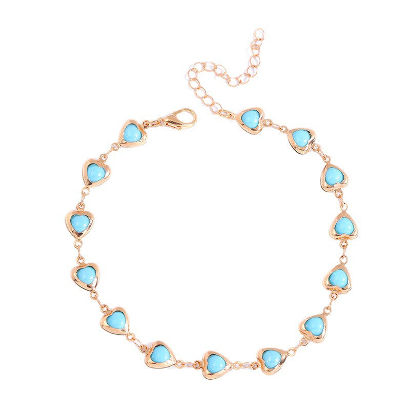 Charming Heart-Shaped Statement Bracelet Kalsten