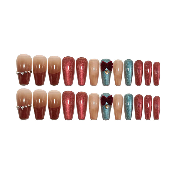 Artificial nails in elegant glamour design Kalsten