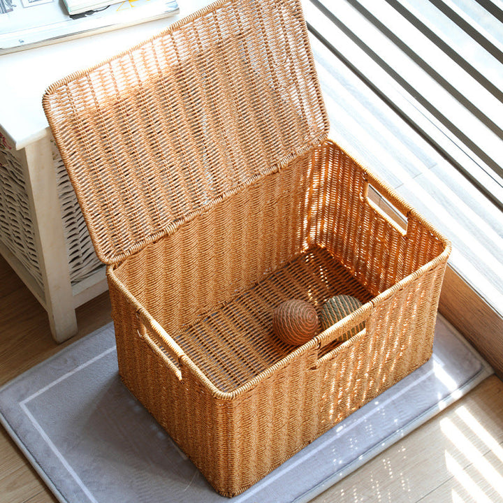 Decorative Woven Storage Chest Kalsten