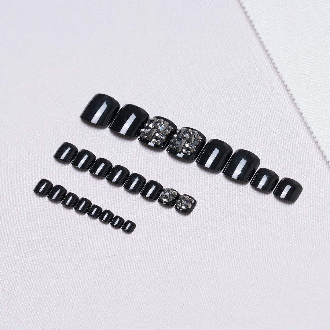 Decorative Rhinestone Pedicure Set  1791110394