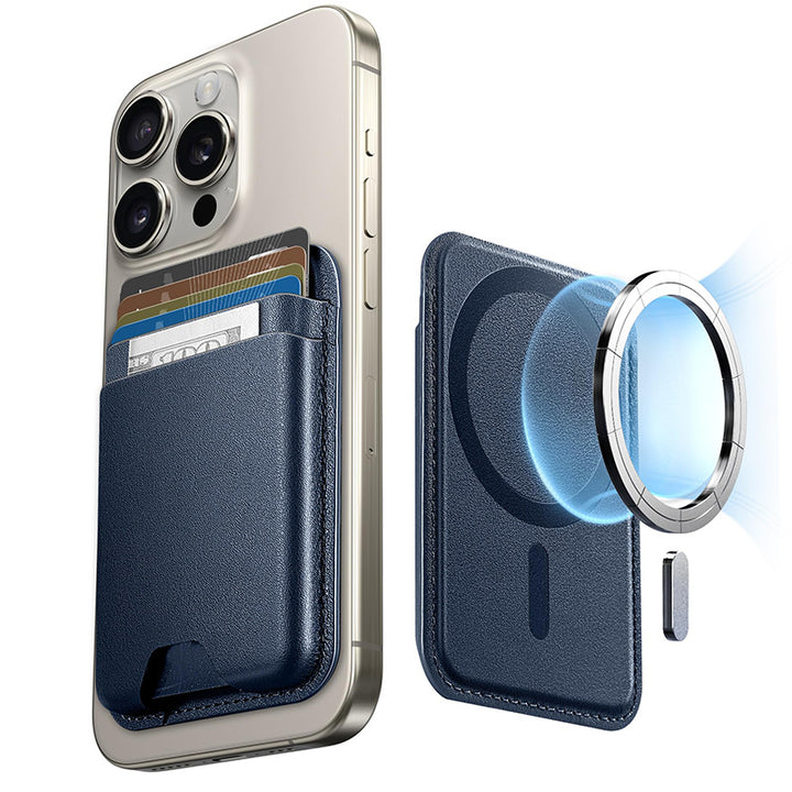 Magnetic Leather Phone Wallet Kalsten