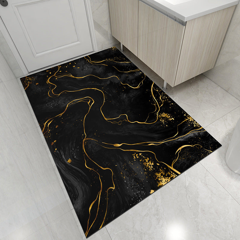 Abstract Design Bath Mat for Bathroom