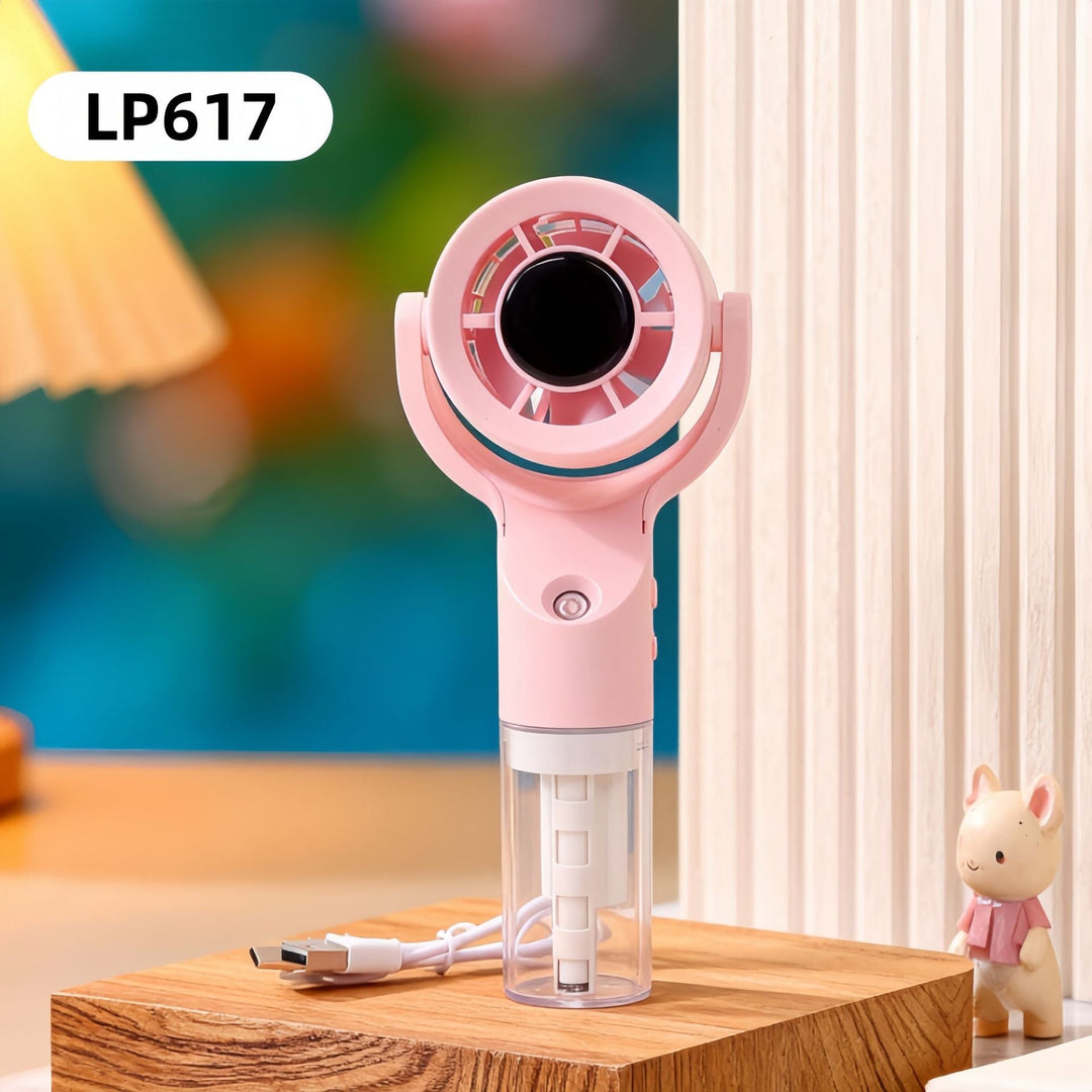 Women's Portable Mist Hand Fan with USB Connection Kalsten