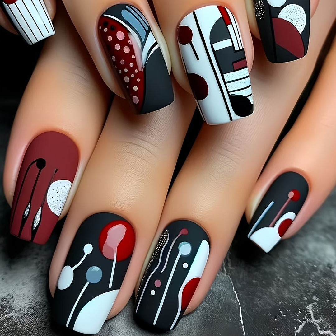 Floral Art Acrylic Nail Set Kalsten