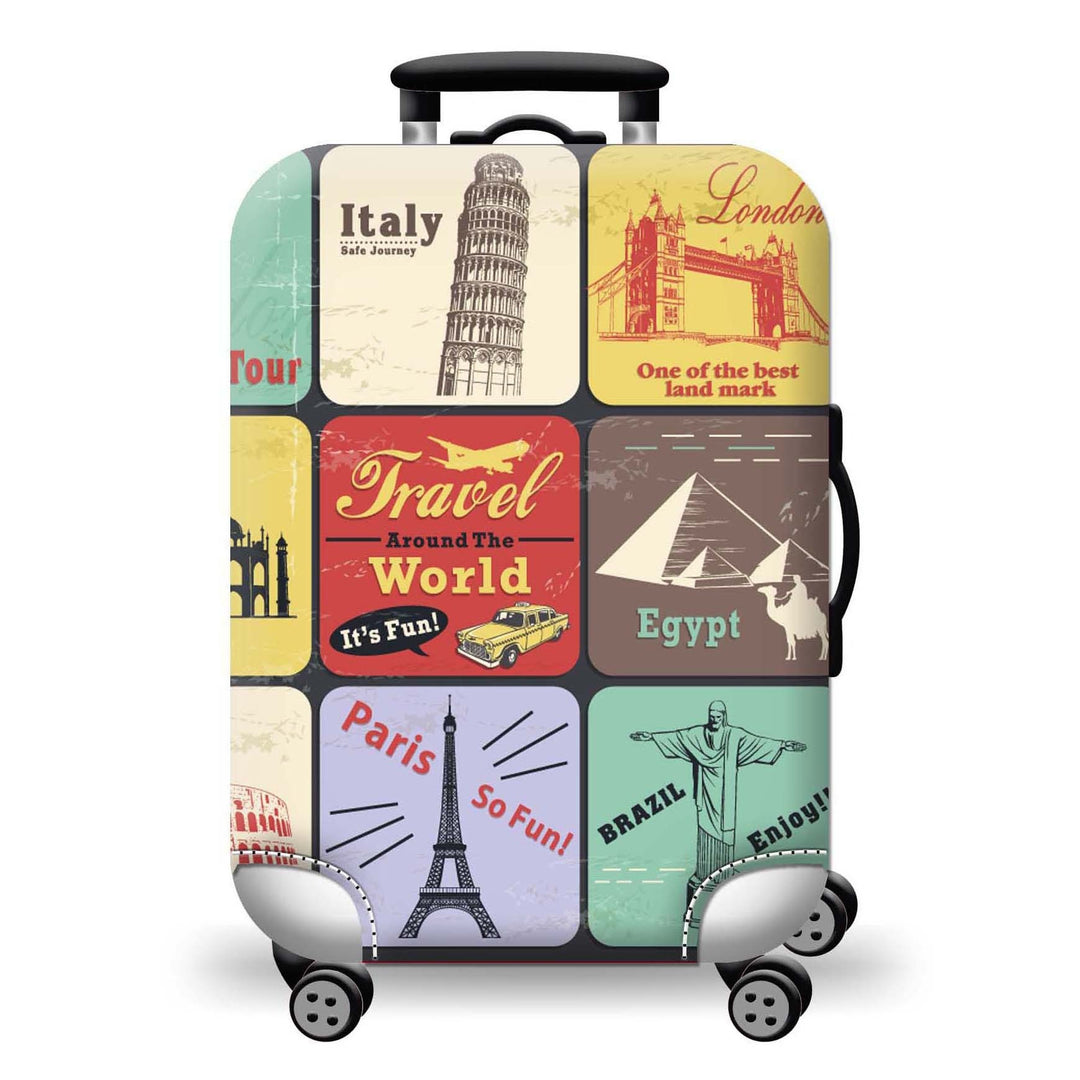 Geometric Travel Hard Shell Suitcase Kalsten