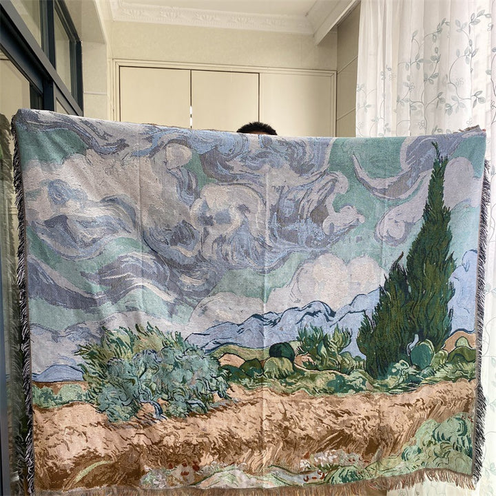 Artistic Tapestry Throw Blanket