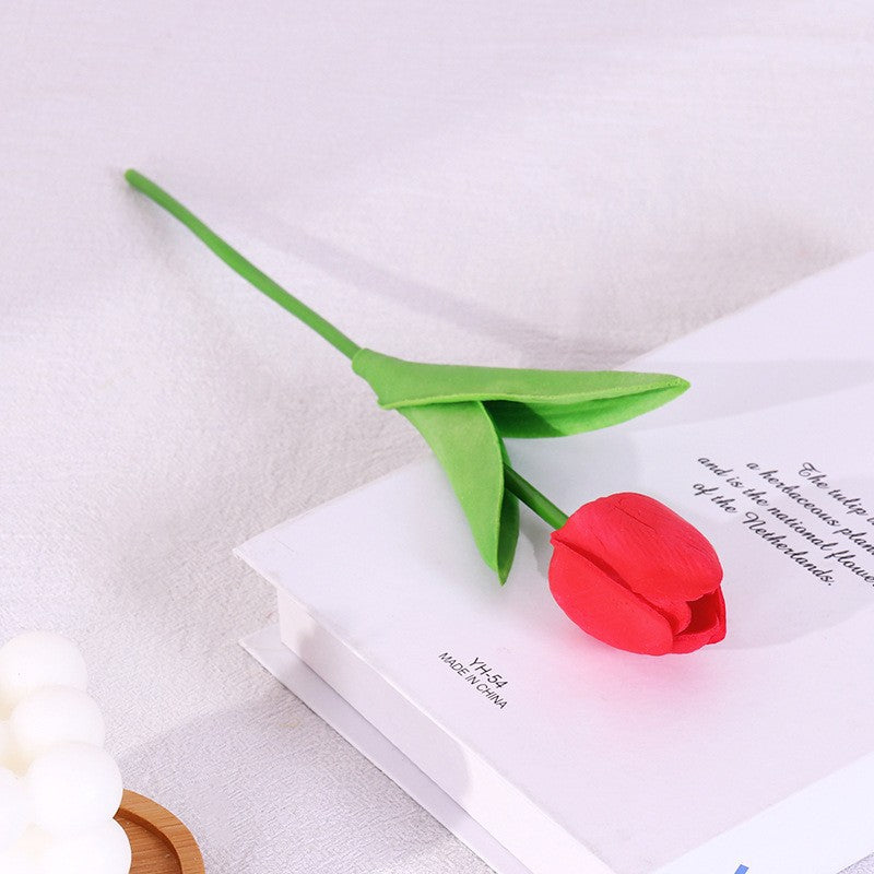 Realistic Faux Tulip Stem