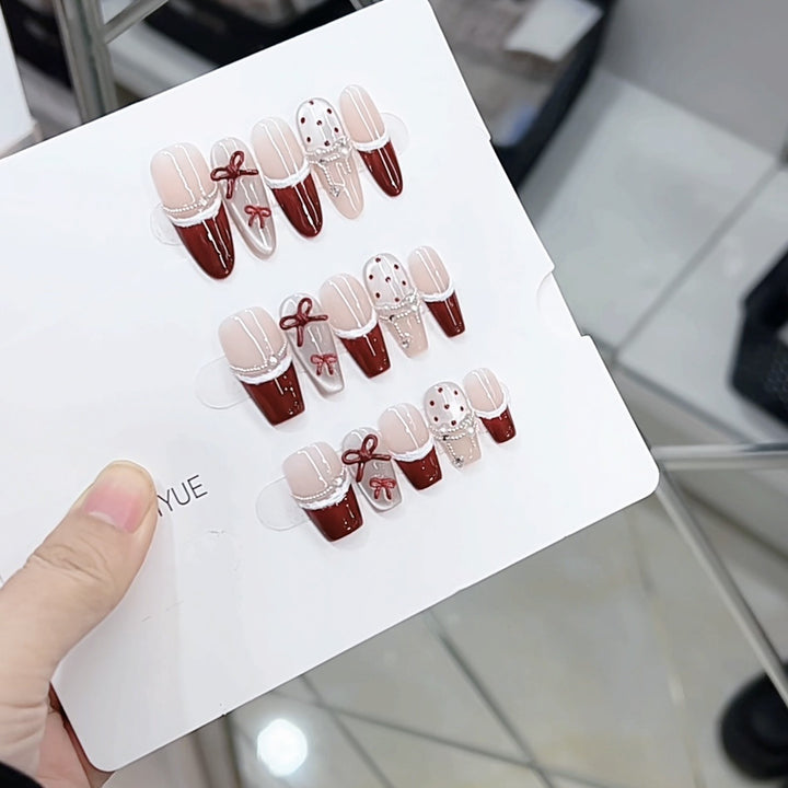 Decorative Press-On Nail Design Set Kalsten