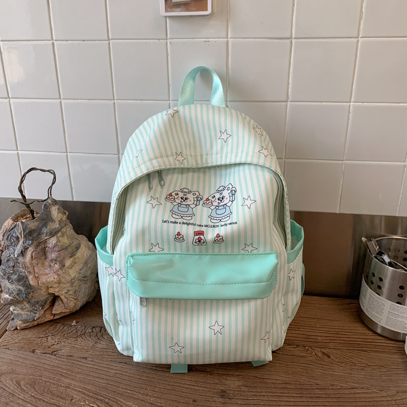 Backpack with Colorful Animal Design and Practical Compartments Kalsten