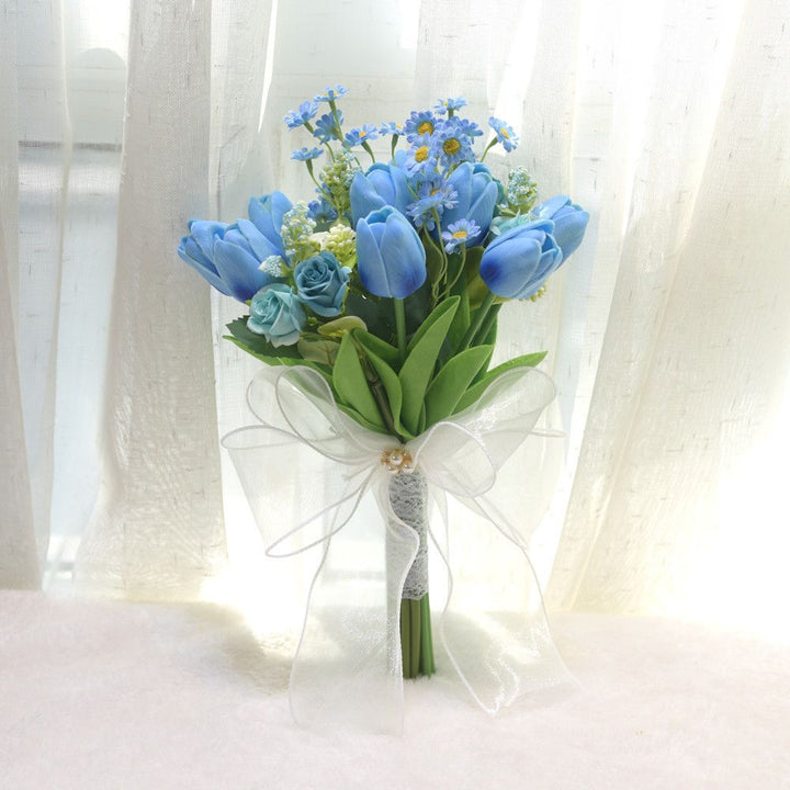 Elegant Artificial Flower Wedding Bouquet