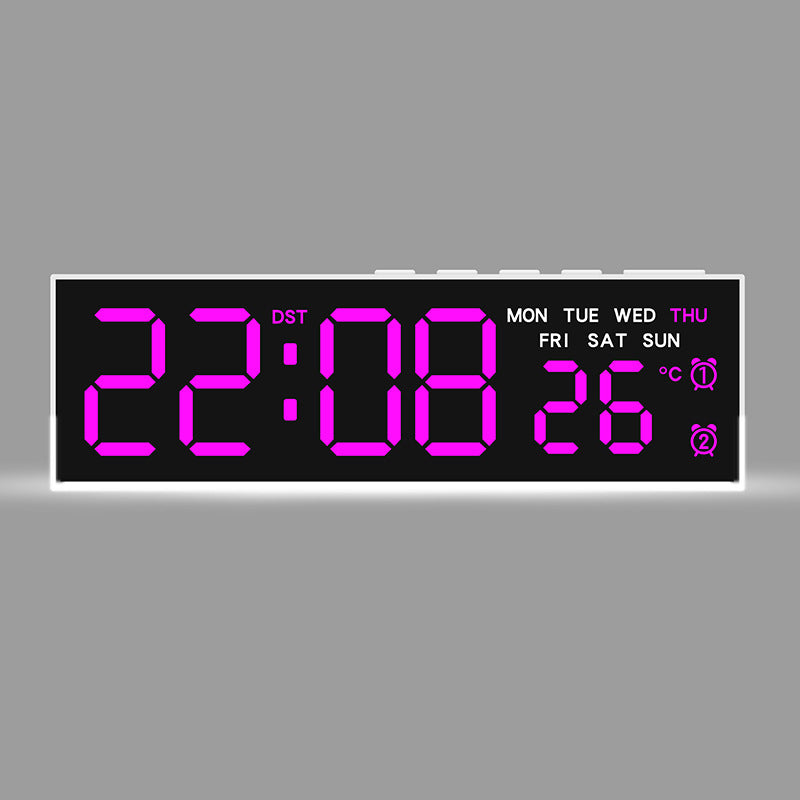Digital watch with integrated thermometer and weekday display Kalsten