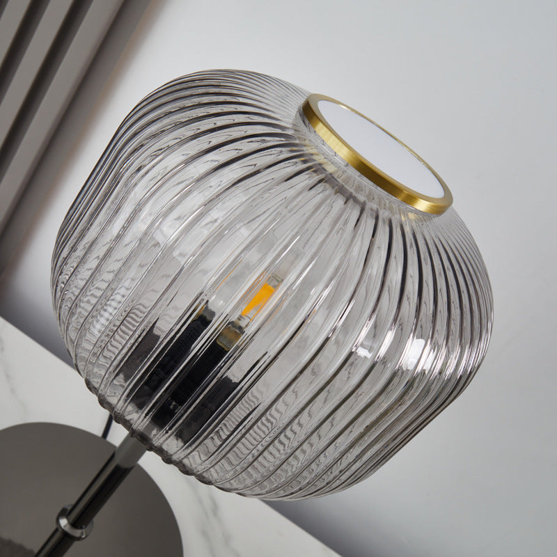 Modern Ribbed Table Lamp