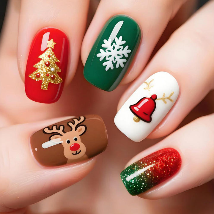 Holiday-Themed Gel Nail Kit Kalsten