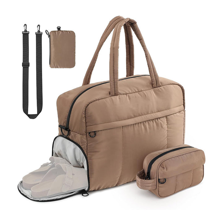 Multifunctional Travel Bag with Separate Shoe Compartment Kalsten