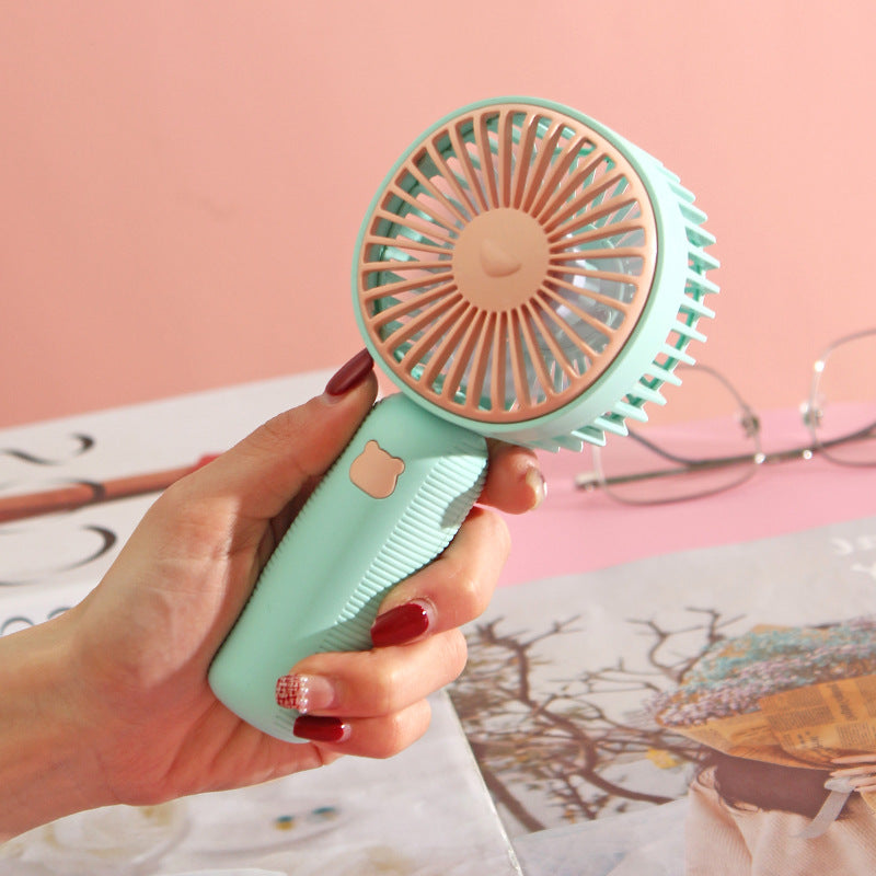 Ladies Portable Hand Fan with Ergonomic Handle and Flexible Air Circulation Kalsten