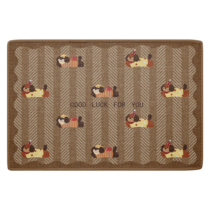 Funny Cartoon Dog Door Mat Kalsten