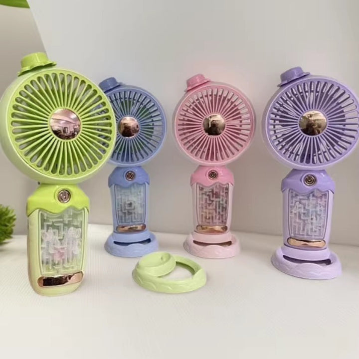 Unisex Portable Handheld Fan with Water Mist Kalsten