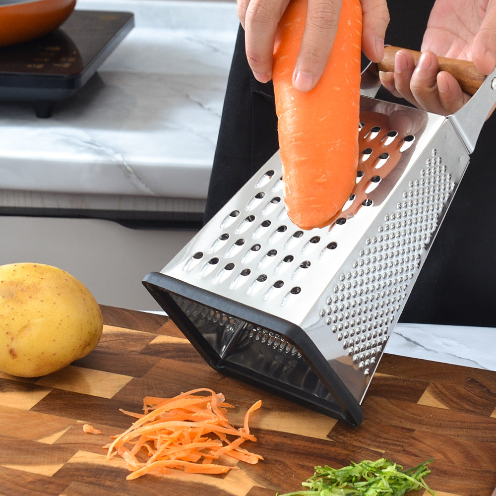 Ergonomic stainless steel cheese and vegetable grater Kalsten