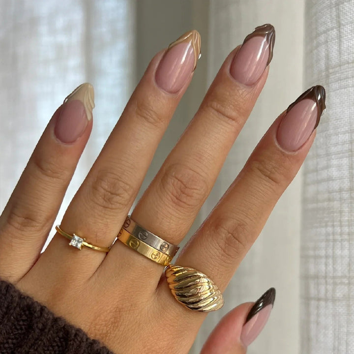 Creative nail tips in elegant design Kalsten