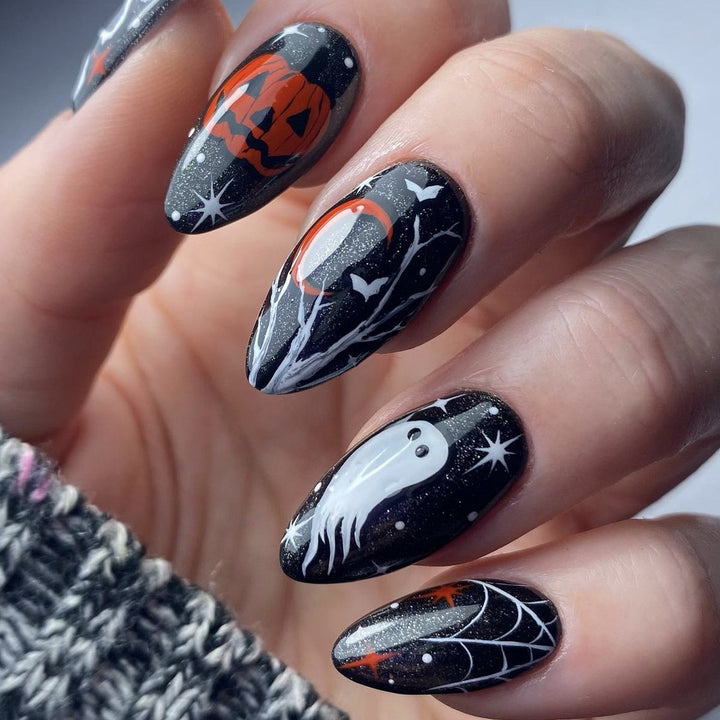 Halloween Themed 3D Decorative Nail Art Extensions Kalsten