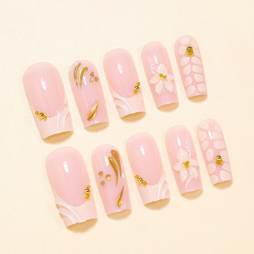 Decorative 3D Floral Nail Art Tips Kalsten