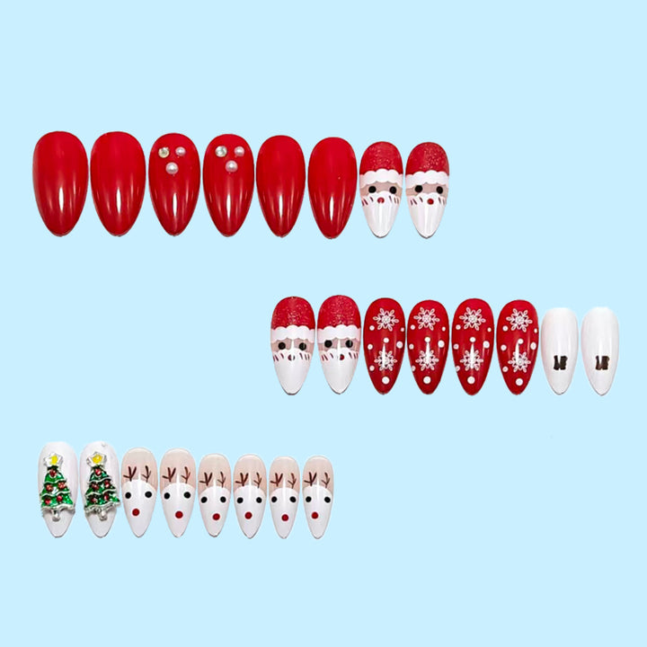 Festive art nails with Christmas motifs Kalsten 1787298489