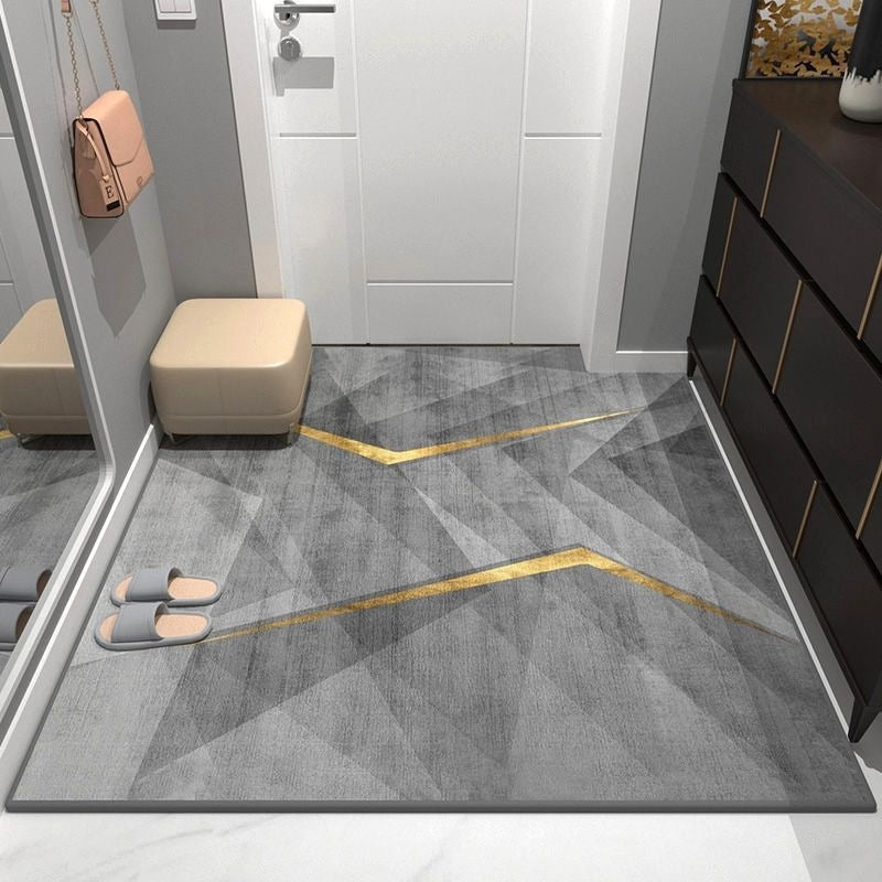 Abstract Shaped Floor Mat for Indoor Home Decor
