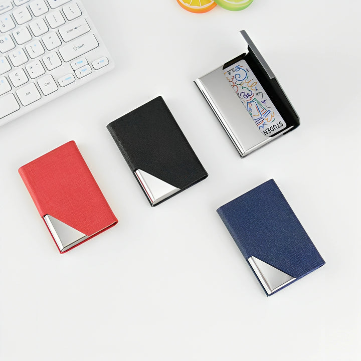 Premium Textured Business Card Wallet