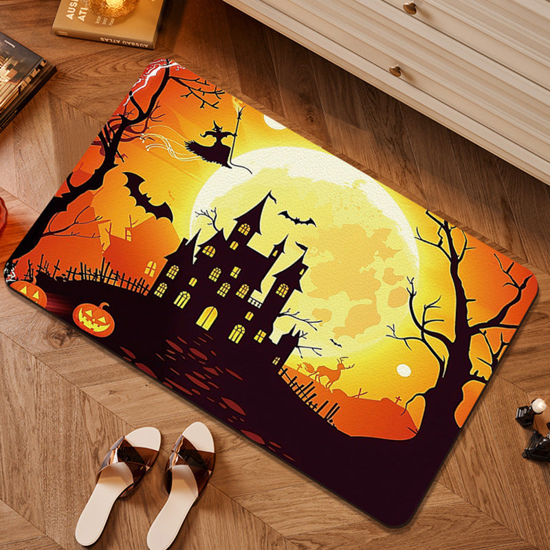 Halloween-Themed Indoor Area Mat Kalsten