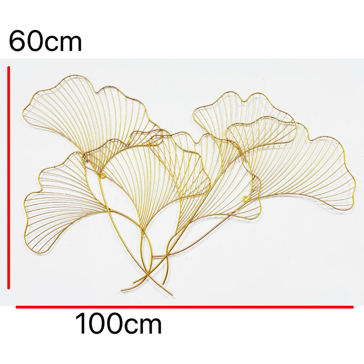 Decorative Metal Ginkgo Leaf Wall Art Kalsten