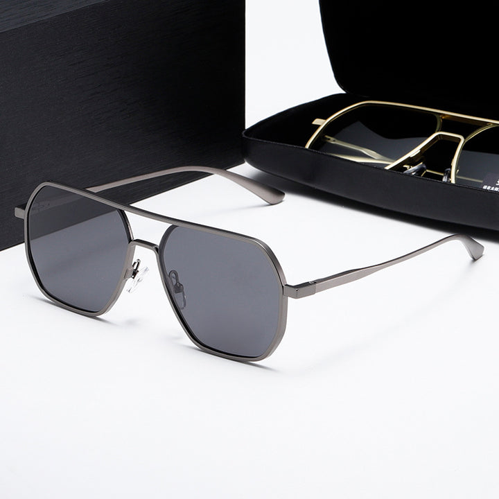 Women's innovative fashionable sunglasses with rectangular frame Kalsten